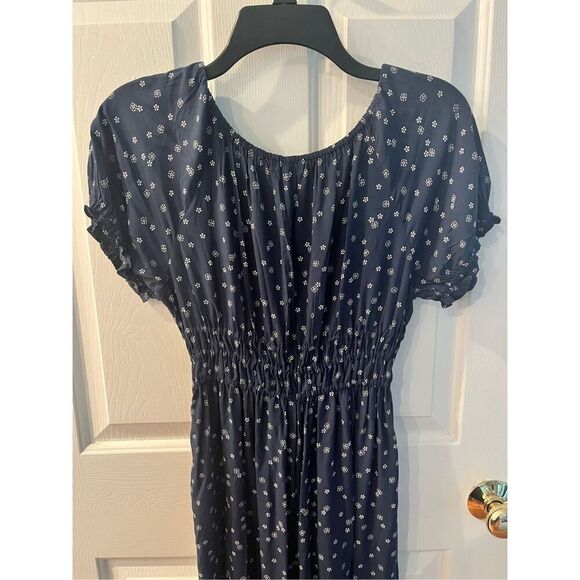 Madewell Sophia Jumpsuit in Navy Bandana sz S EUC - Picture 7 of 9